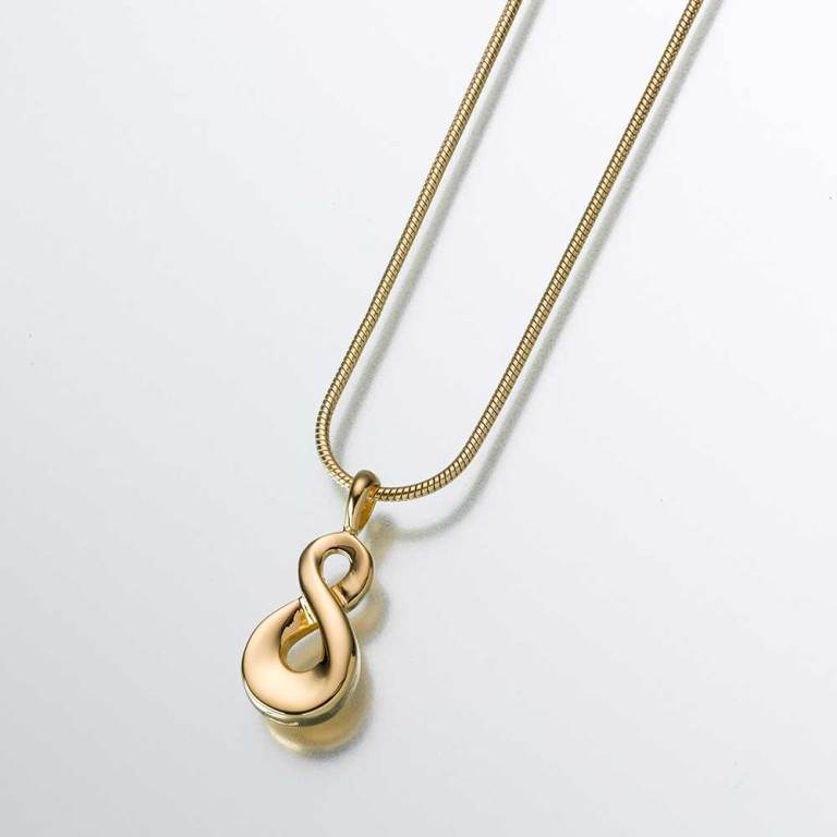 Infinity-23K Gold Plated Pendant